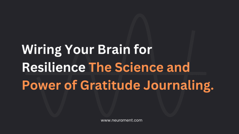 Wiring Your Brain for Resilience: The Science and Power of Gratitude Journaling
